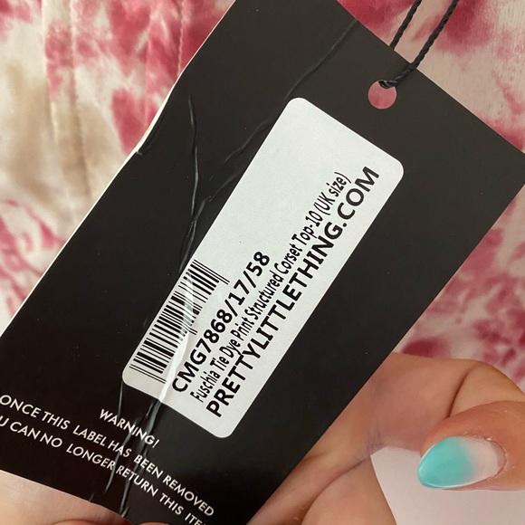 Pretty Little Thing Ruched Skirt & Corset Top SET - Picture 3 of 6